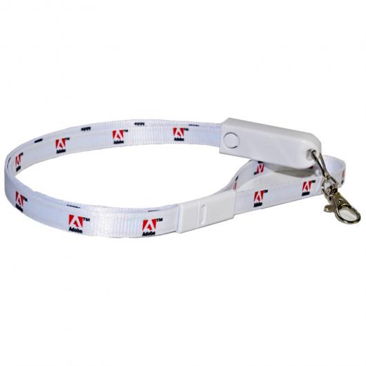 Adobe Decorated USB Lanyard Charge Cables